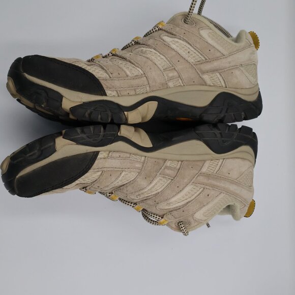Merrell Womens Moab 2 Vent Hiking Shoe Sz 9 TAUPE Suede & Textile Sneaker - Picture 9 of 11